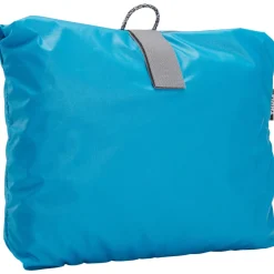 Housse imperméable bleue pour porte bébé sapling