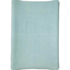 Housse matelas à langer bleu / vert 50x70 cm éponge