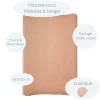 Housse matelas à langer noix de pécan 50x70 cm éponge