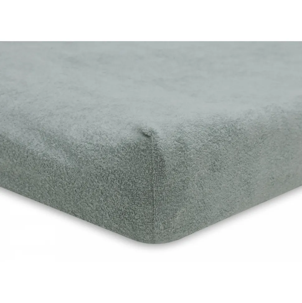 Housse matelas à langer éponge 50 x 70 cm sea green