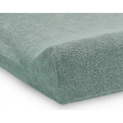 Housse matelas à langer éponge 50 x 70 cm ash green
