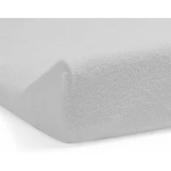 Housse matelas à langer éponge 50 x 70 cm white