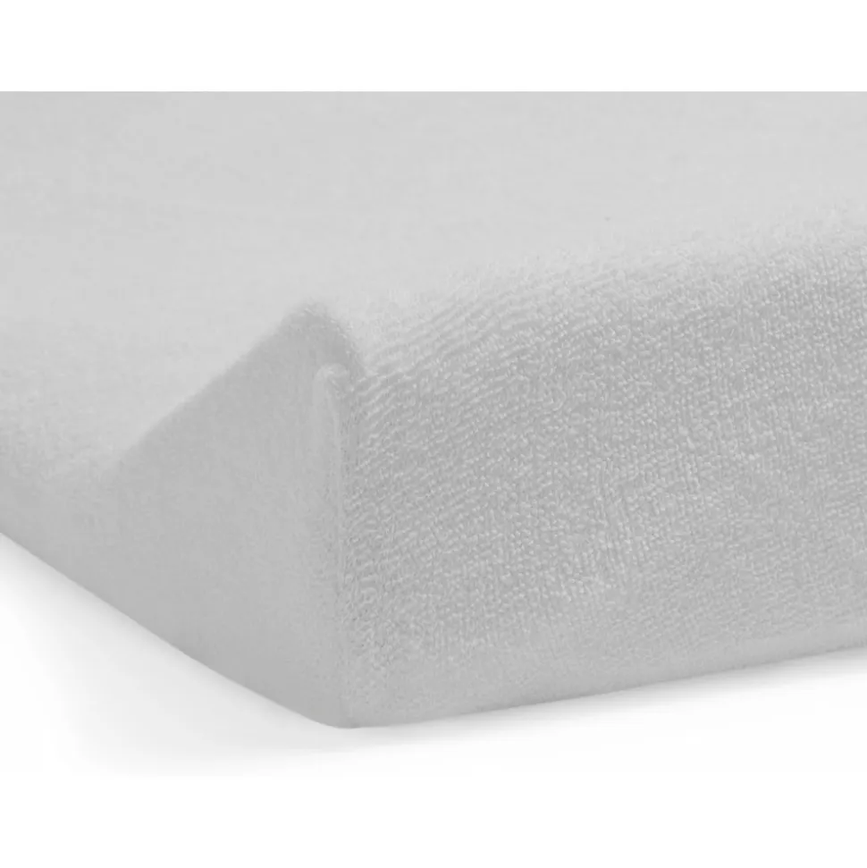 Housse matelas à langer éponge 50 x 70 cm white