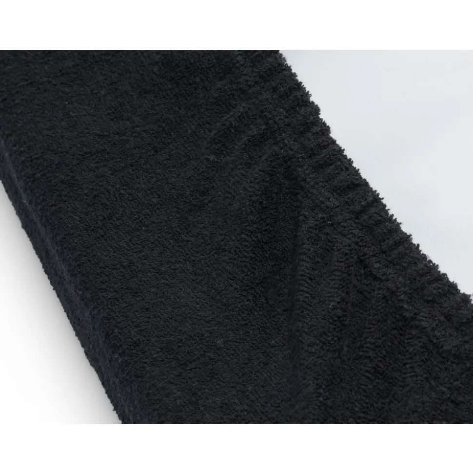 Housse matelas à langer éponge 50 x 70 cm black