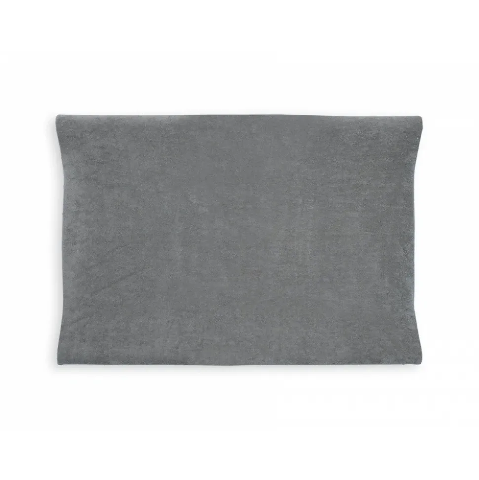 Housse matelas à langer éponge 50 x 70 cm storm grey
