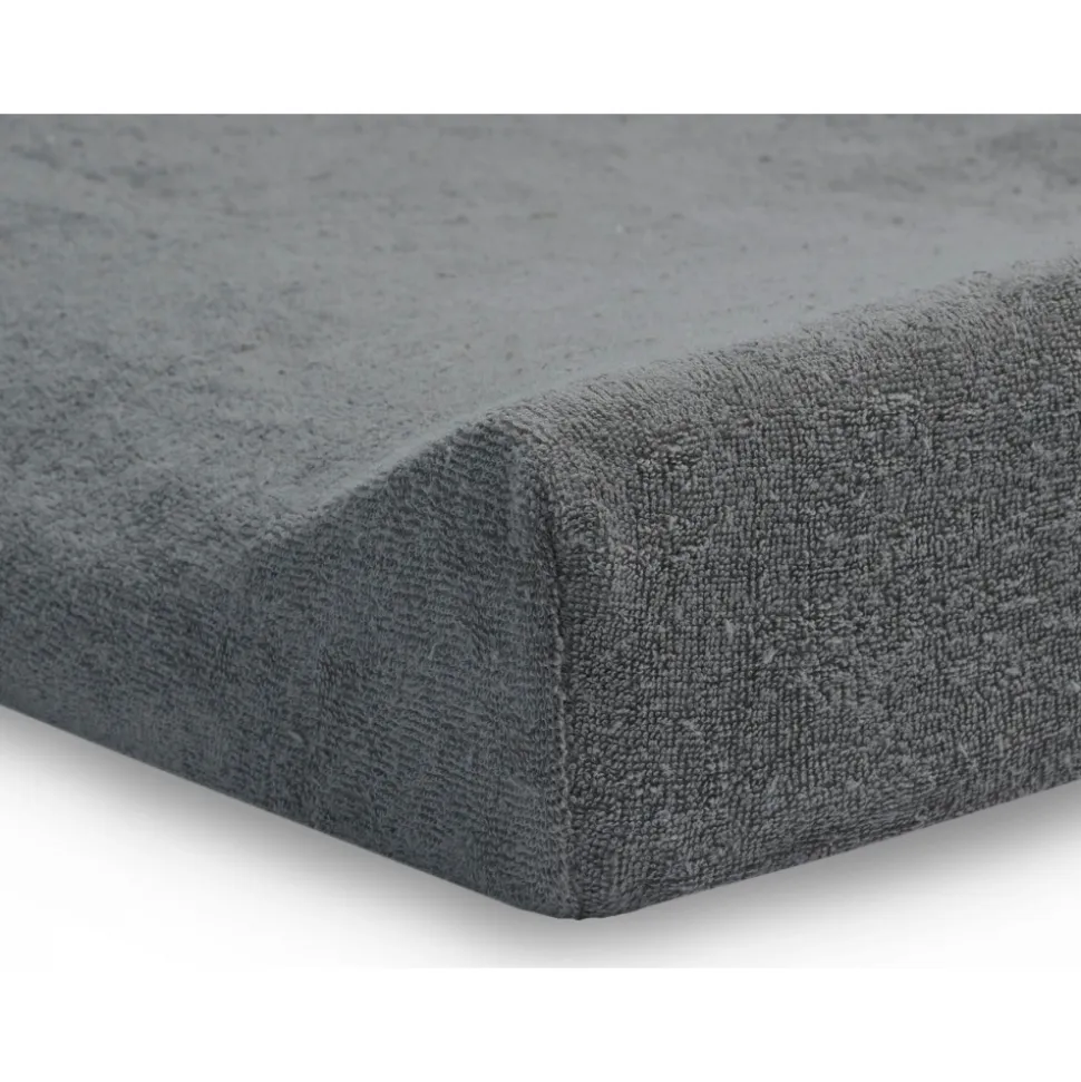 Housse matelas à langer éponge 50 x 70 cm storm grey