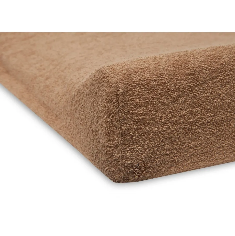 Housse matelas à langer éponge 50 x 70 cm biscuit