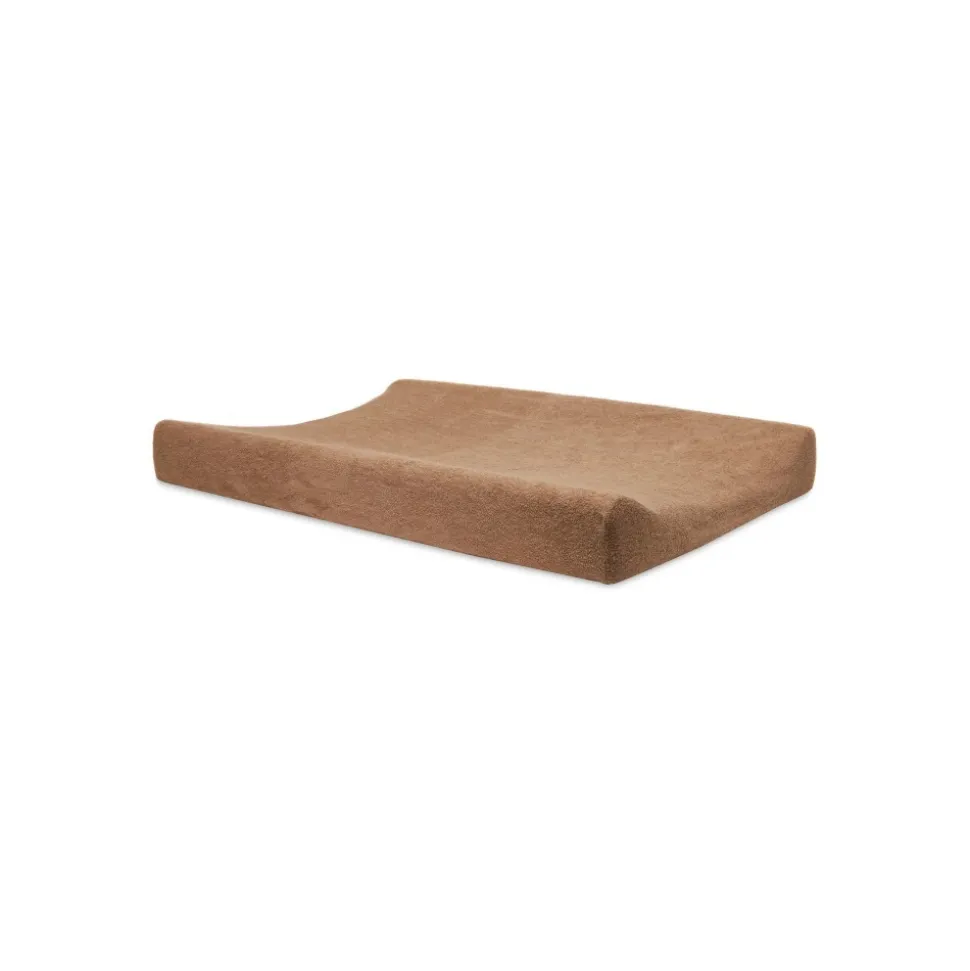 Housse matelas à langer éponge 50 x 70 cm biscuit