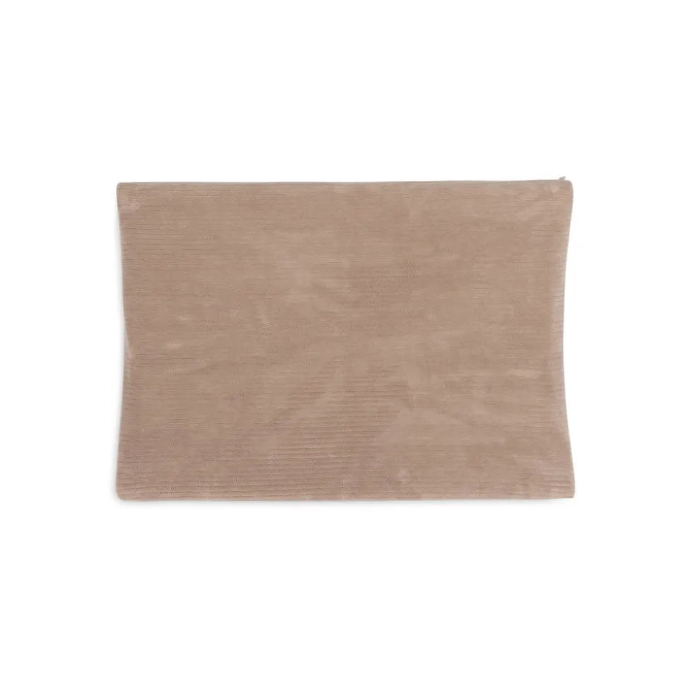 Housse matelas à langer 50 x 70 cm cloudy rib milky coffee