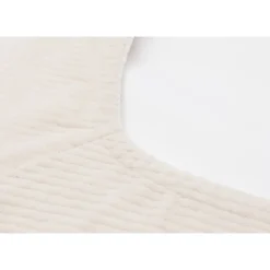 Housse matelas à langer 50 x 70 cm cloudy rib oatmeal