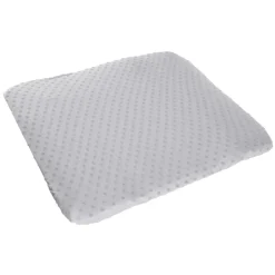 Housse matelas à langer 75 x 85 cm gris argenté