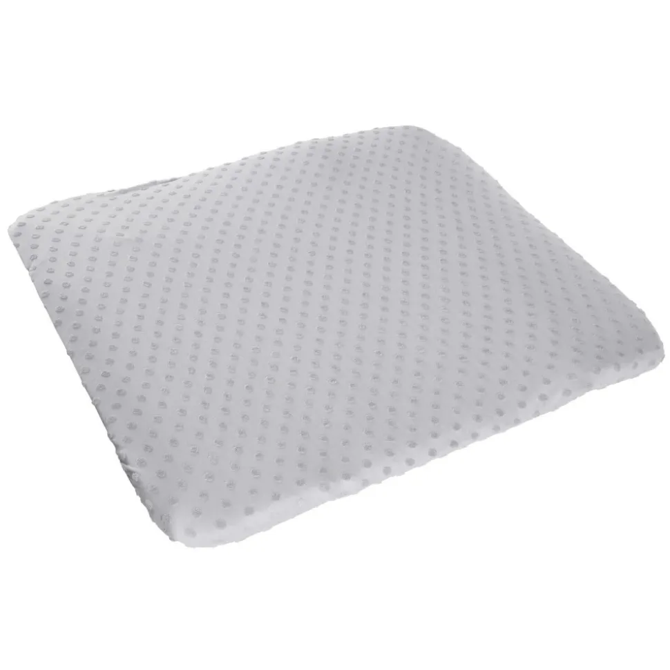 Housse matelas à langer 75 x 85 cm gris argenté