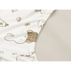 Housse matelas à langer 50 x 70 cm jersey miffy family farm