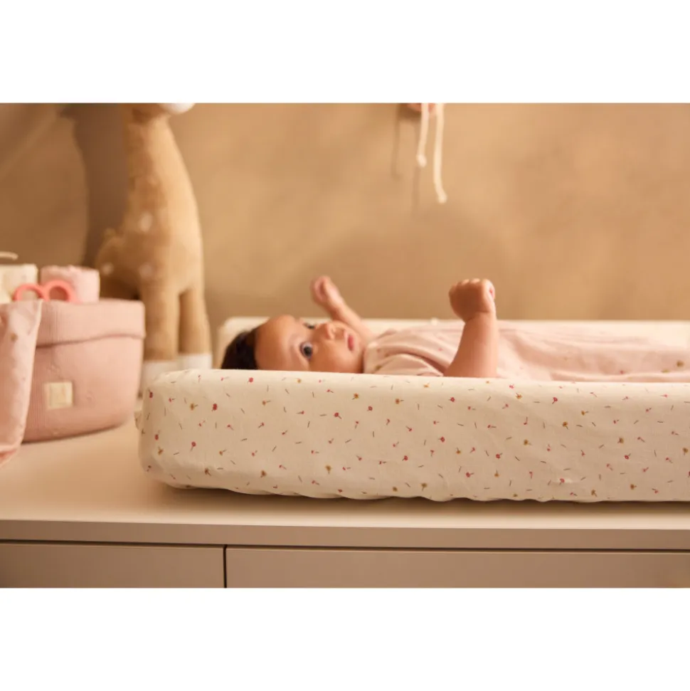 Housse matelas à langer 50 x 70 cm jersey pretty picnic