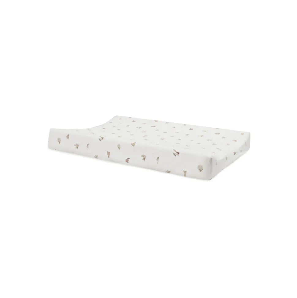 Housse matelas à langer 50 x 70 cm jersey animal friends
