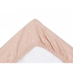 Housse matelas à langer 50 x 70 cm jersey twinkling wild rose