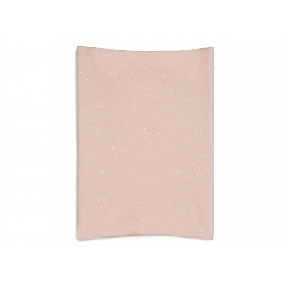 Housse matelas à langer 50 x 70 cm jersey twinkling wild rose