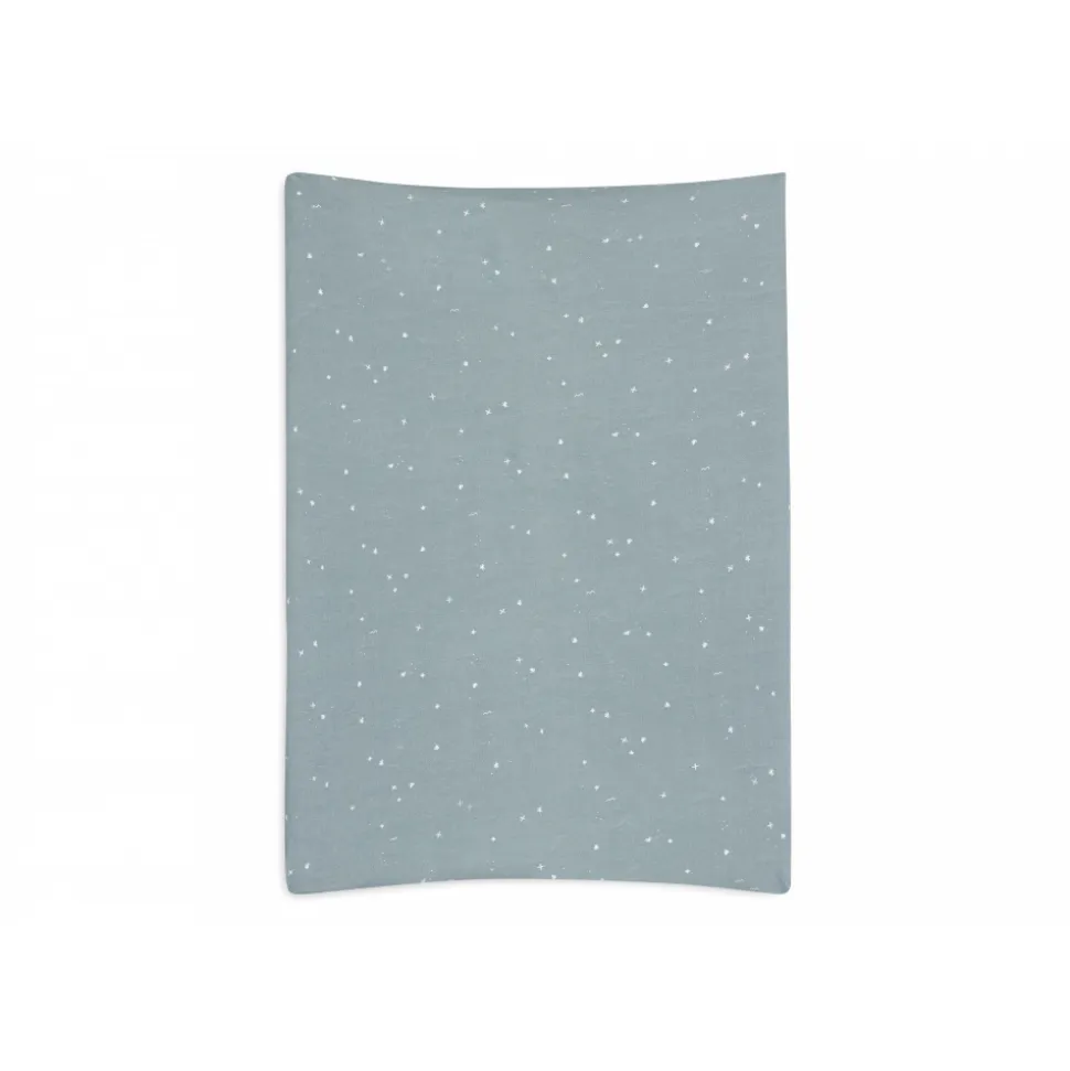Housse matelas à langer 50 x 70 cm jersey twinkling sea green