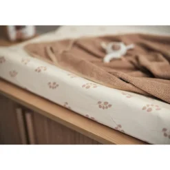 Housse matelas à langer 50 x 70 cm jersey twig wild rose