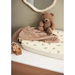 Housse matelas à langer 50 x 70 cm jersey twig olive