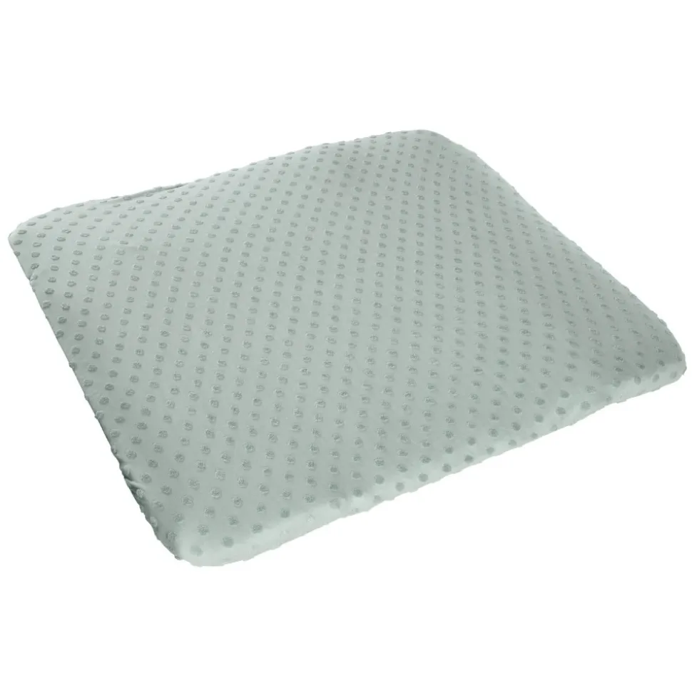 Housse matelas à langer 75 x 85 cm vert givré