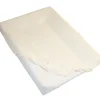 Housse pour matelas à langer écru