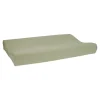 Housse pour matelas à langer en gaze de coton - pure olive - 50 x 70 cm