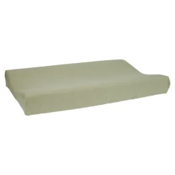 Housse pour matelas à langer en gaze de coton - pure olive - 50 x 70 cm