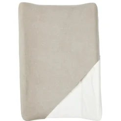 Housse pour matelas à langer taupe