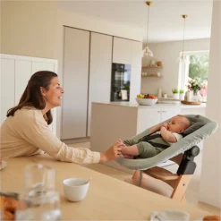 Housse pour transat bébé beige clair