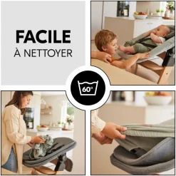Housse pour transat bébé beige clair
