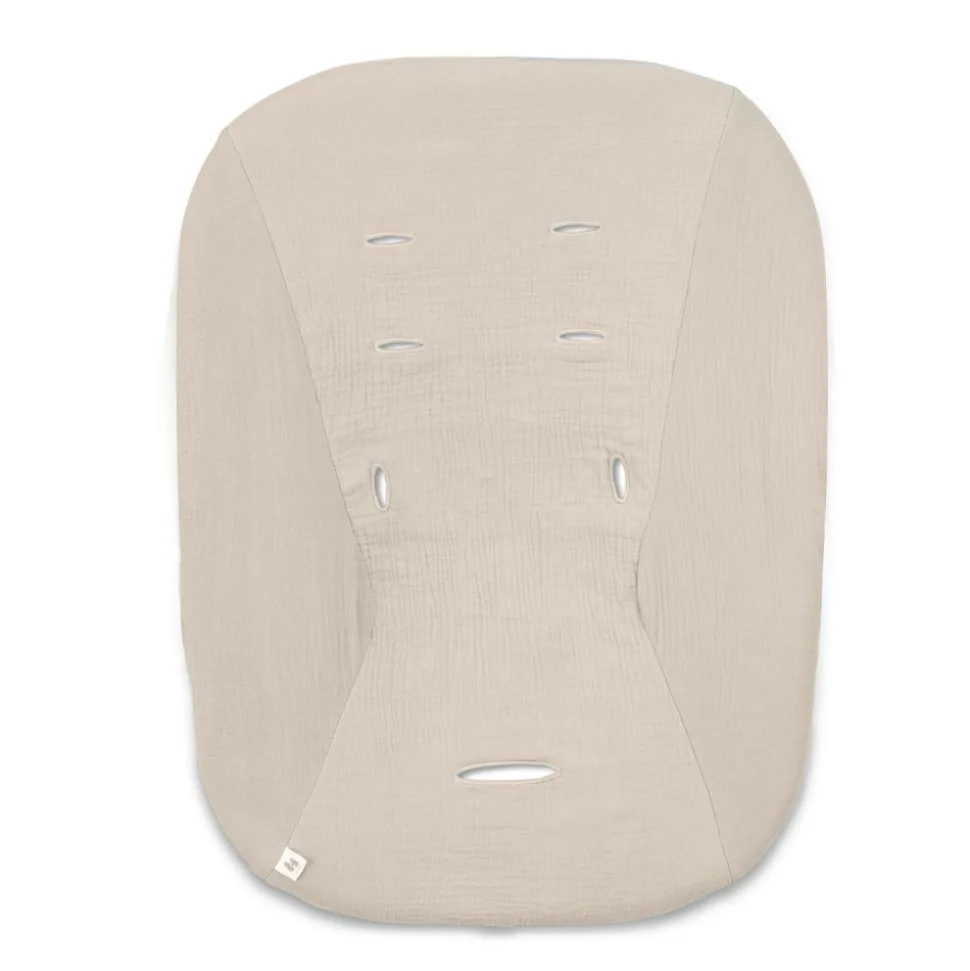 Housse pour transat bébé beige clair