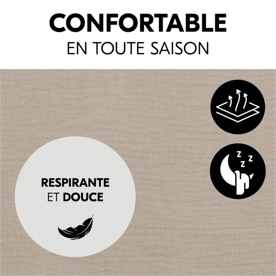 Housse pour transat bébé beige clair