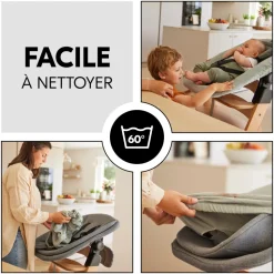 Housse pour transat bébé dark grey