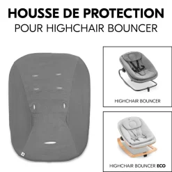 Housse pour transat bébé dark grey