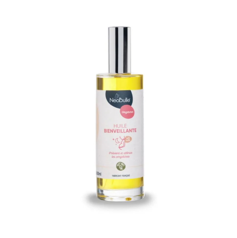 Huile de massage bienveillante vergetures 100ml