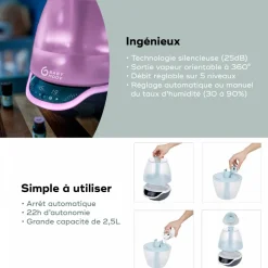 Humidificateur hygro+