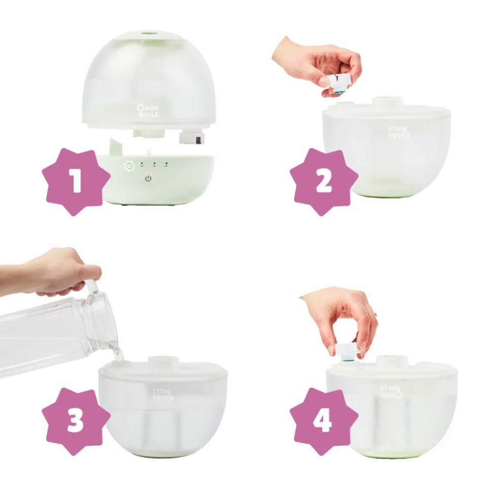 Humidificateur - veilleuse bubble