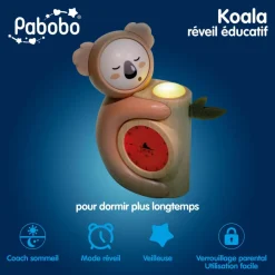 Indicateur de réveil lumineux koala