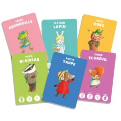 Jeu de cartes petite taupe jeu des 5 familles