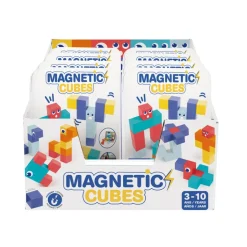 Jeu de construction cubes magnétiques 28 pièces