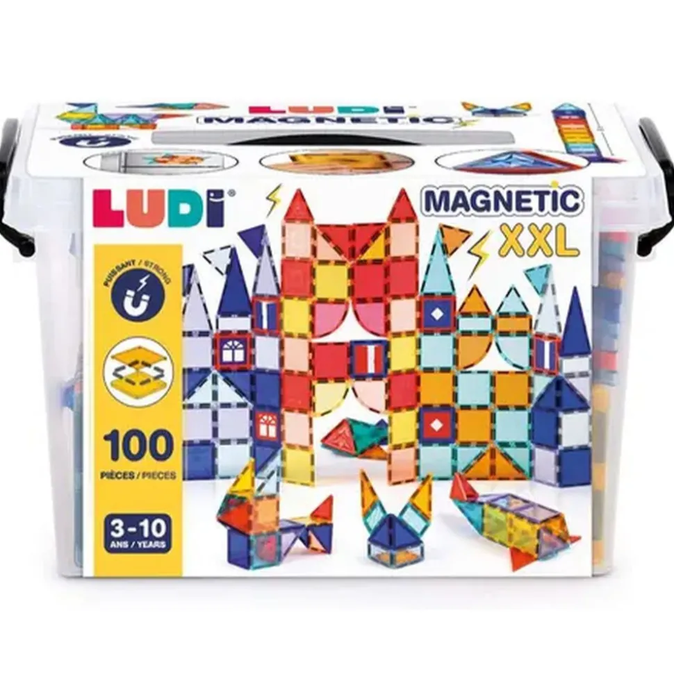 Jeu de construction magnétique xxl 100 pièces