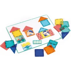 Jeu de construction panneau magnétique avec 27 pièces