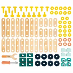 Jeu de construction pour enfant baril brico'kids 100 pièces