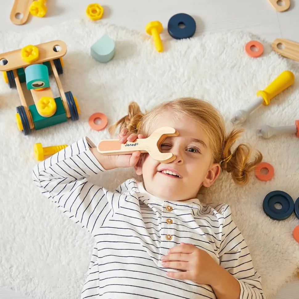 Jeu de construction pour enfant baril brico'kids 100 pièces