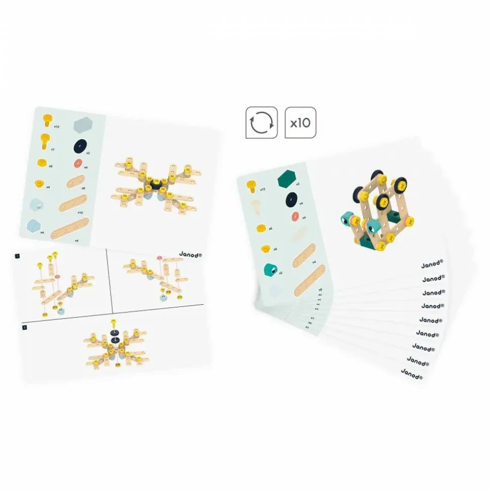 Jeu de construction pour enfant baril brico'kids 100 pièces
