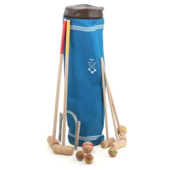 Jeu de croquet en bois familial