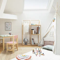 Jeu de 50 cubes en bois