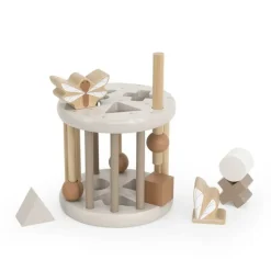 Jeu de formes en bois - nougat