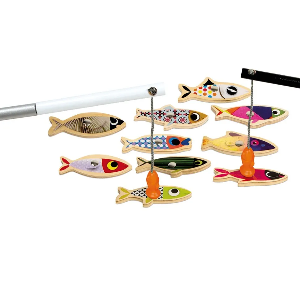Jeu de pêche à la ligne sardine